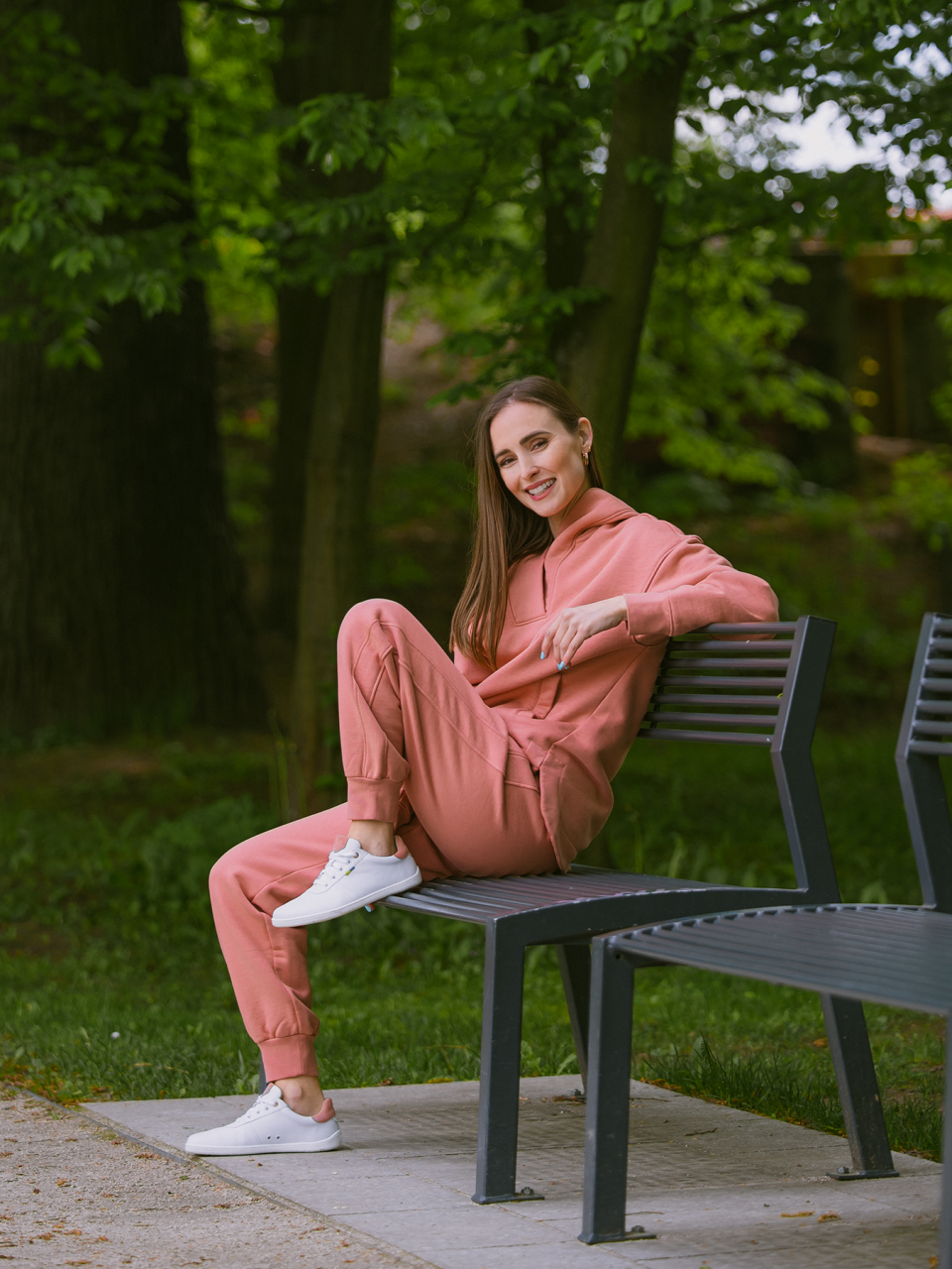 Women's Hoodie Be Lenka Essentials - Salmon Pink