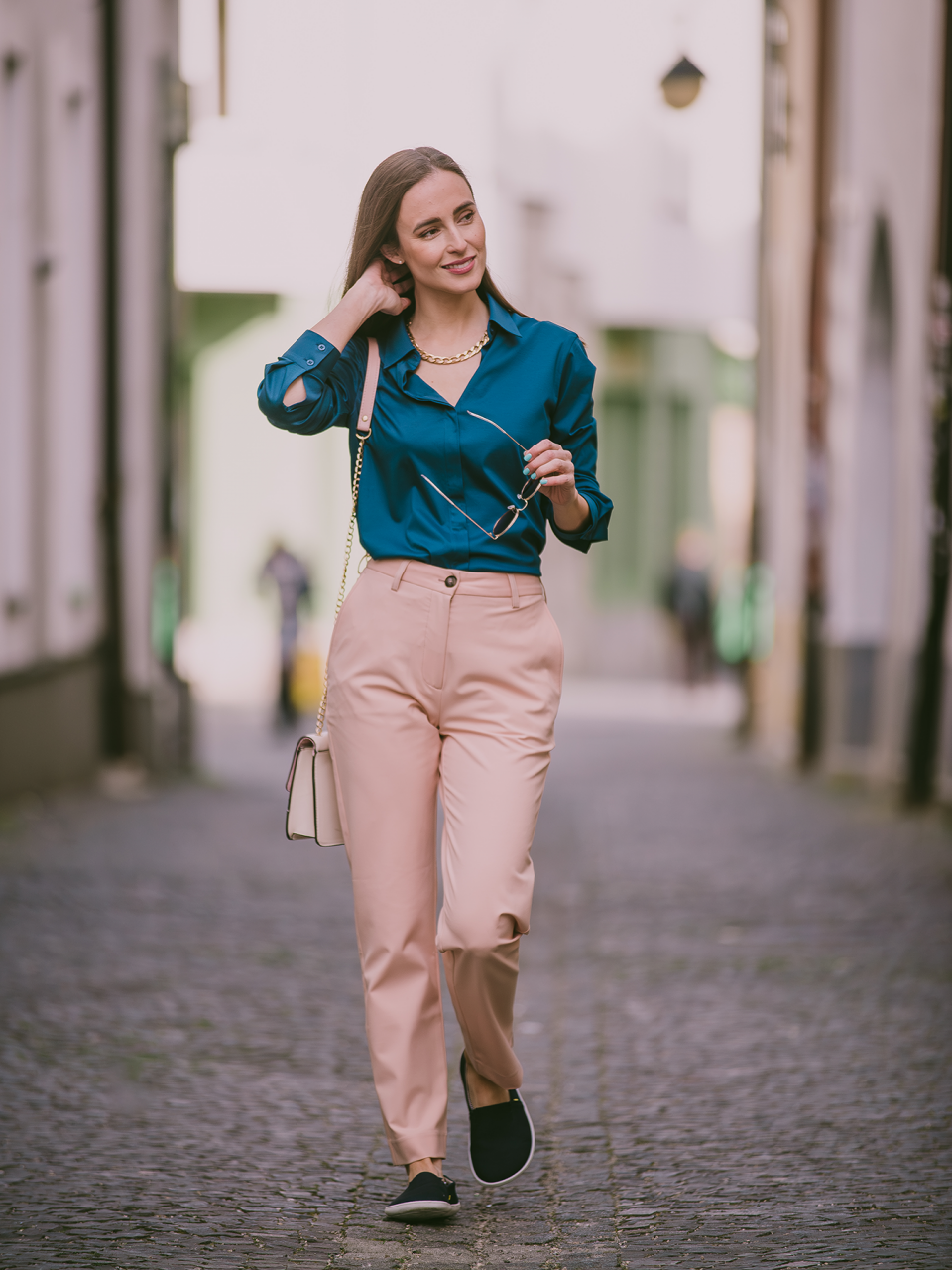 Women's Pants Be Lenka Essentials - Nude pink