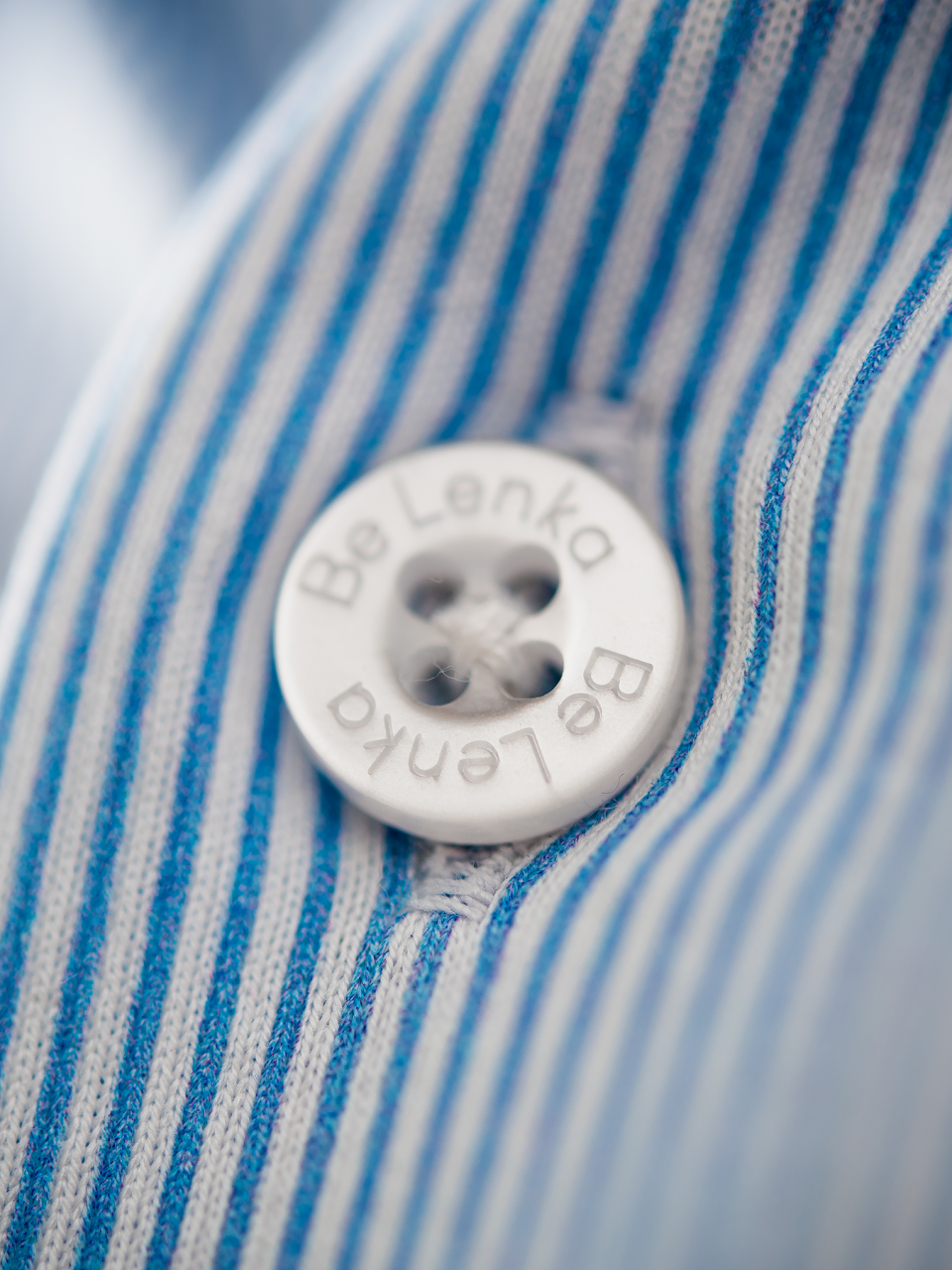 Men’s Shirt Regular Be Lenka Essentials - Blue and White