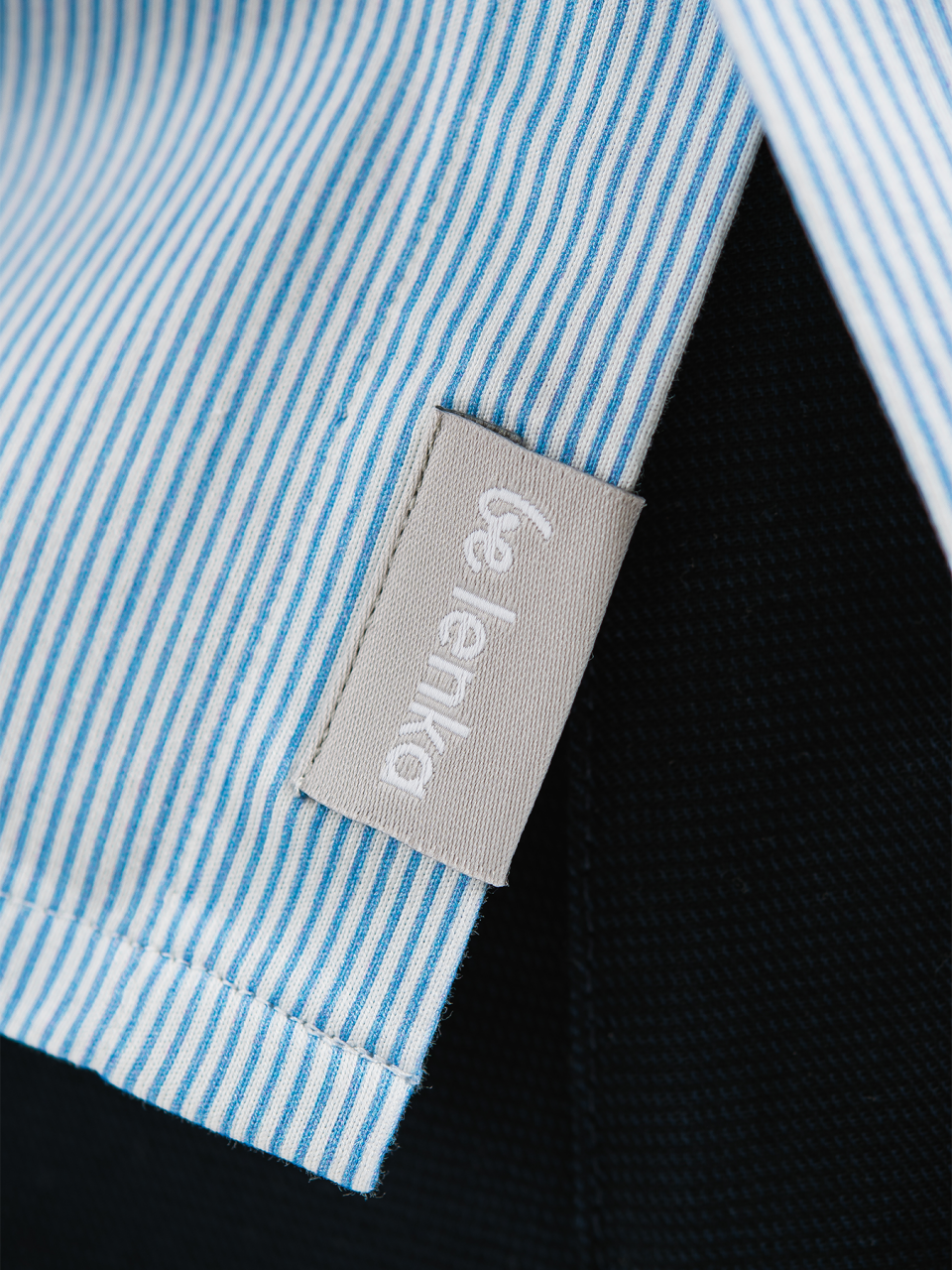 Men’s Shirt Slim Be Lenka Essentials - Blue and White