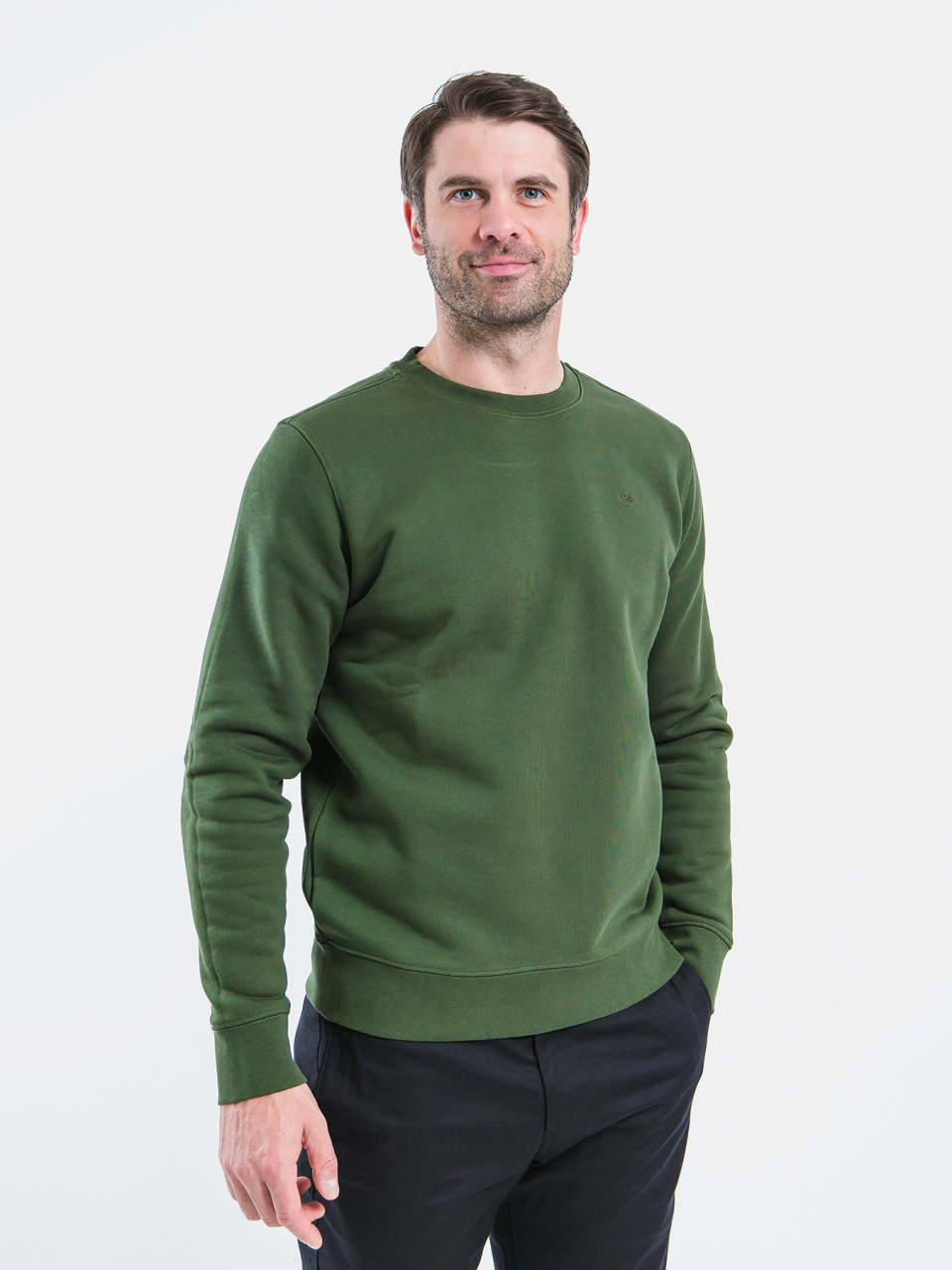 Felpa da uomo Be Lenka Essentials - Dark Green