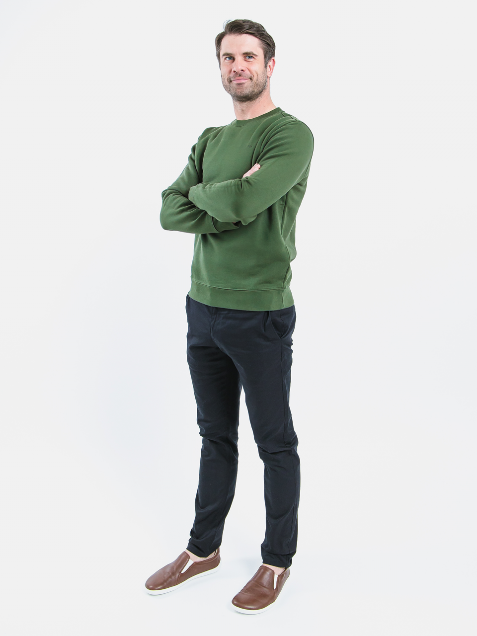 Felpa da uomo Be Lenka Essentials - Dark Green