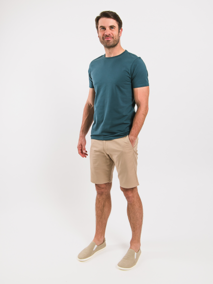 Men’s Round Neck T-shirt Be Lenka Essentials - Deep Ocean Blue