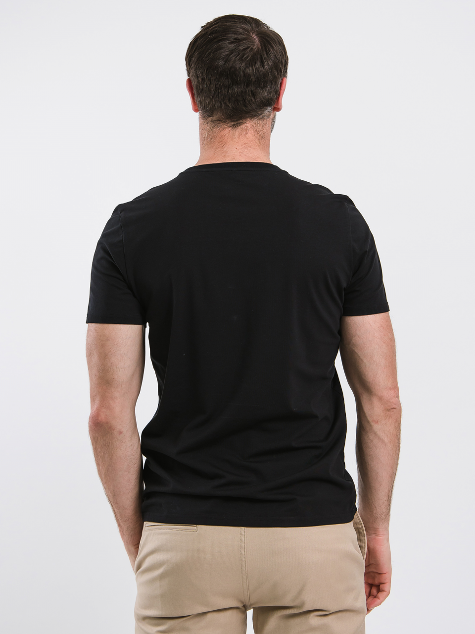 Herren T-Shirt mit Rundhalsausschnitt Be Lenka Essentials - Jet Black