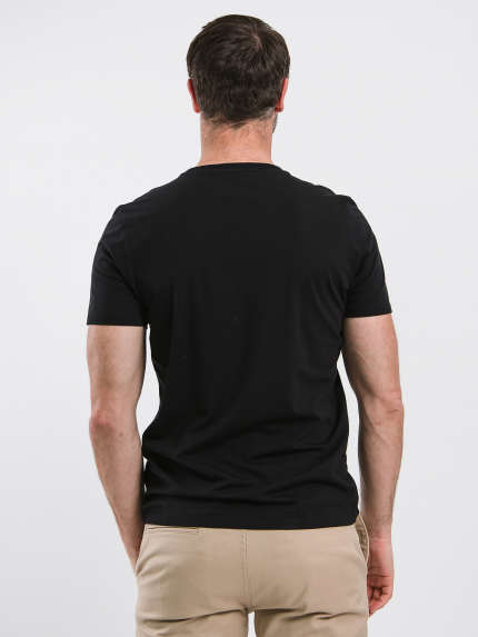 Herren T-Shirt mit Rundhalsausschnitt Be Lenka Essentials - Jet Black