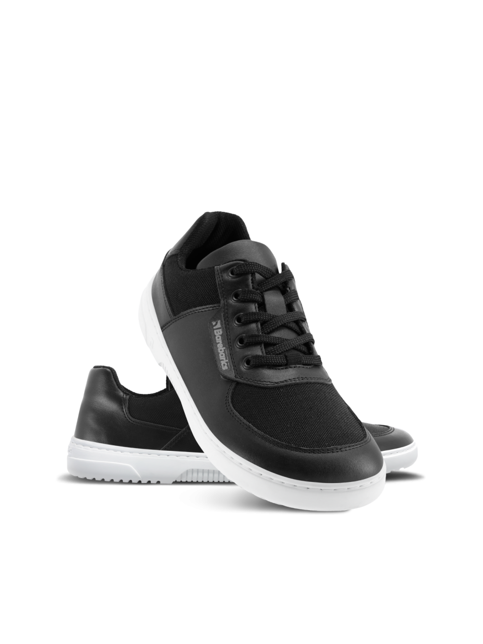 Barefoot Sneakers Barebarics Bravo - Black & White