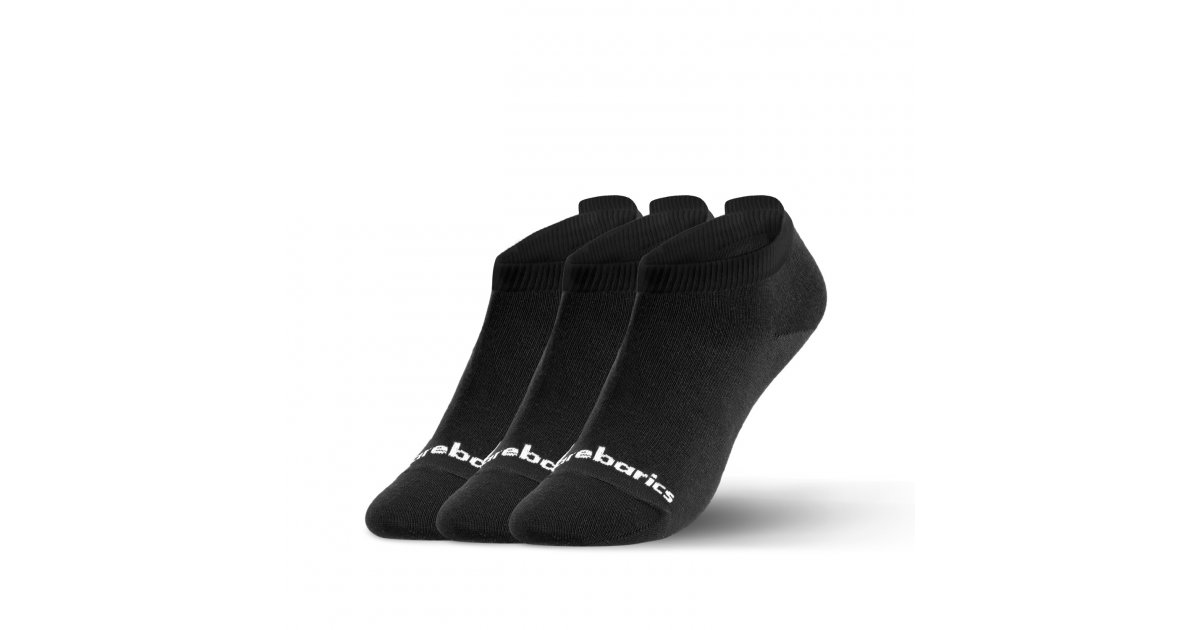 Barebarics Barebarics - Barefoot Socks - Low-cut - Black - 3 pack photo 2