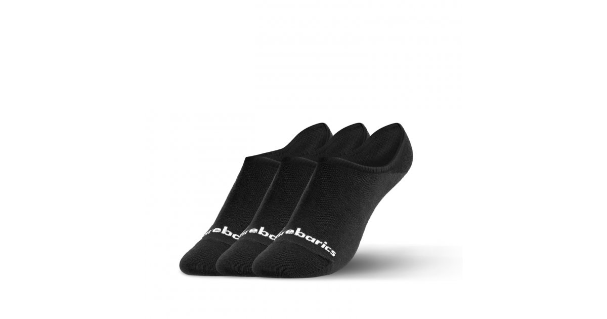Barebarics Barebarics - Barefoot Socks - No-Show - Black - 3 pack photo 2