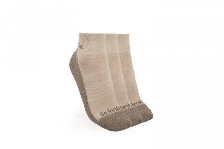 Barefootové ponožky Be Lenka - Crew - Merino Wool – Beige - 3 pack