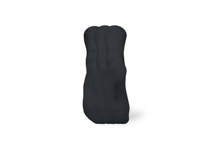 Barfußsocken - Crew - Essentials - Black - 3 pack