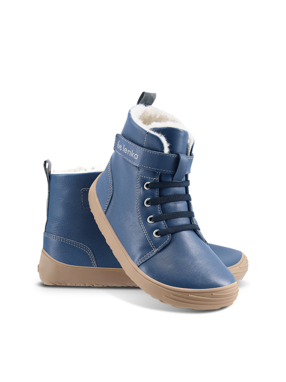 Kinder Winter Barfußschuhe Be Lenka Winter Kids - Ocean Blue