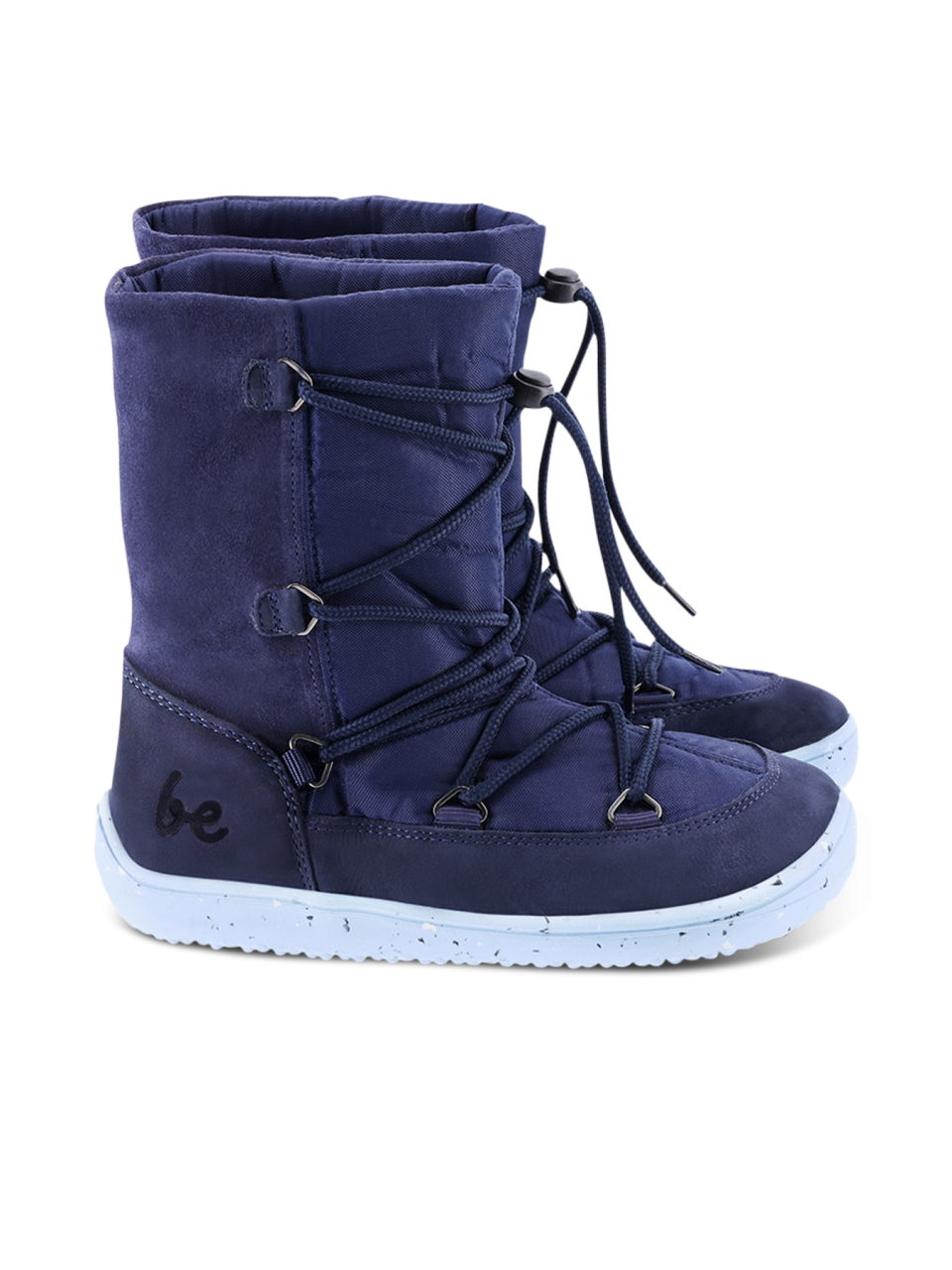 Detské zimné barefoot topánky Be Lenka Snowfox Kids 2.0 - Dark & Light Blue
