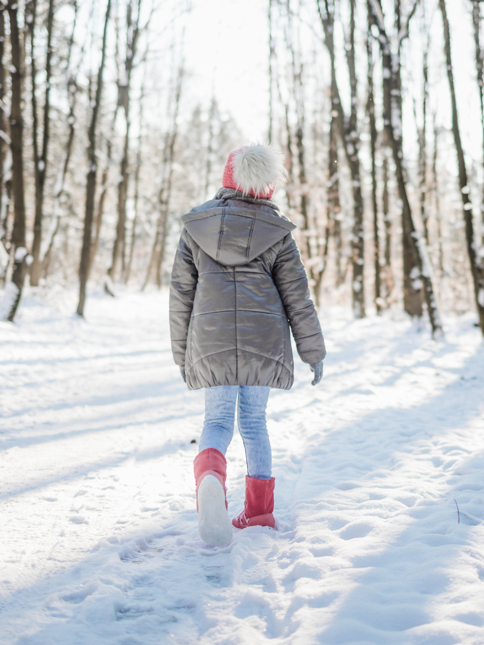 Kinder Winter Barfußschuhe Be Lenka Snowfox Kids 2.0 - Rose Pink