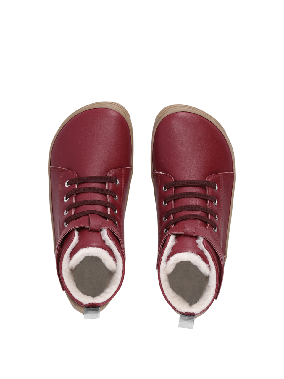 Kinder Winter Barfußschuhe Be Lenka Winter Kids - Dark Cherry Red