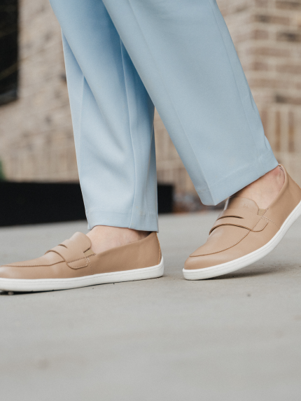 Barefoot mokasíny Be Lenka Buena - Latte Brown