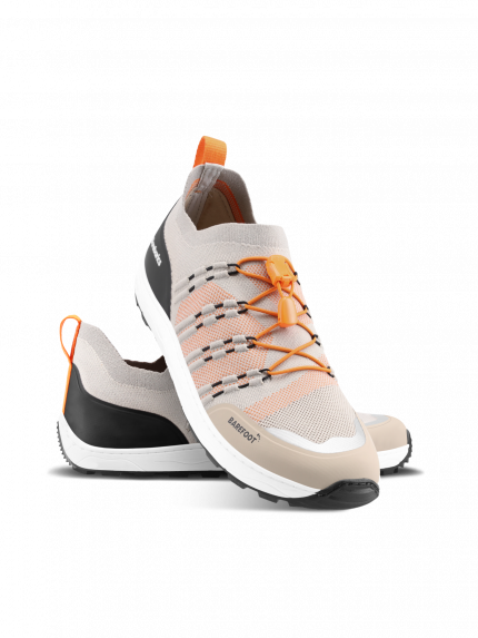 Barefoot tenisky Barebarics Voyager - Beige & White