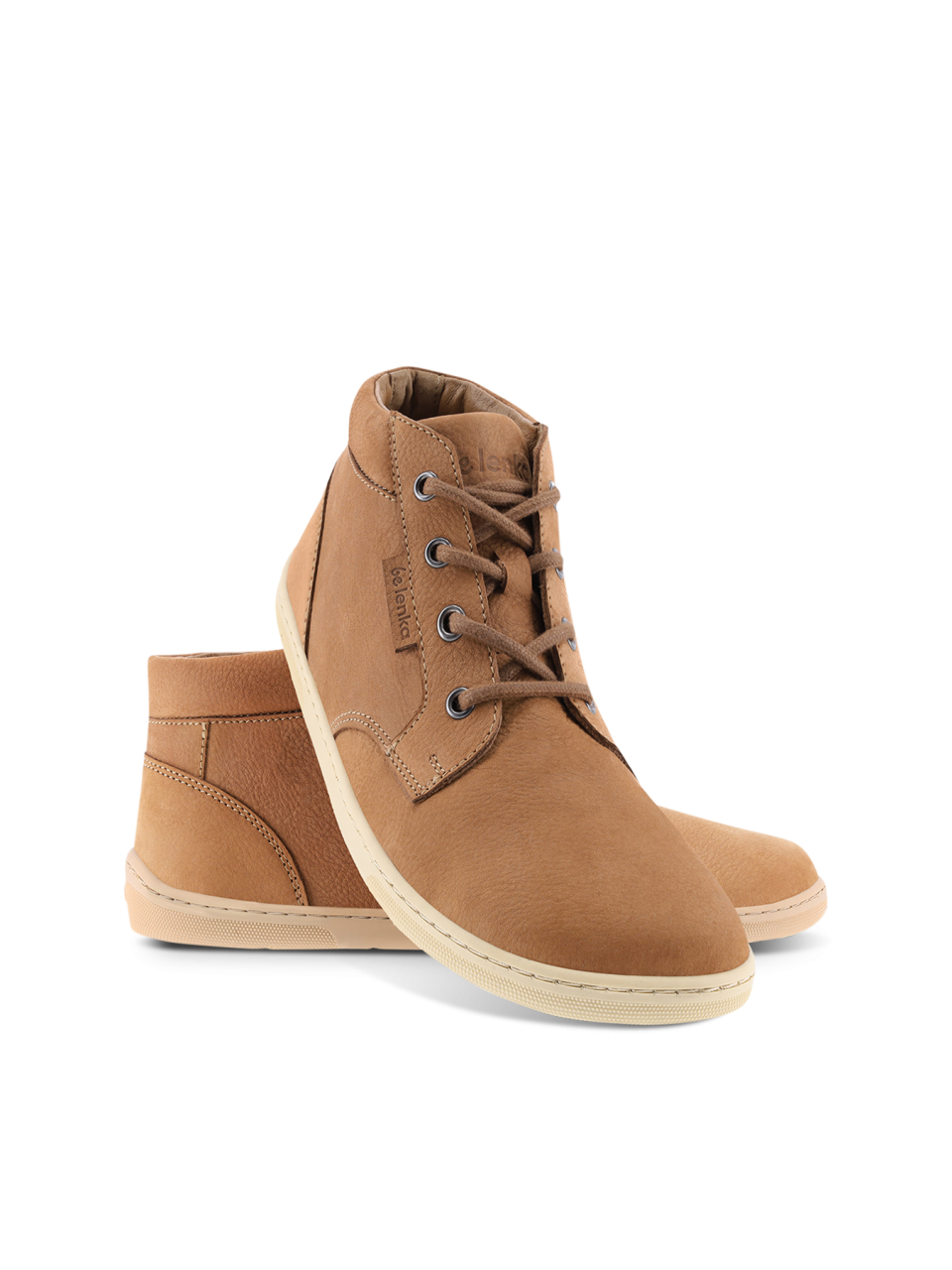 Barfußschuhe Be Lenka Synergy - Cognac & Beige