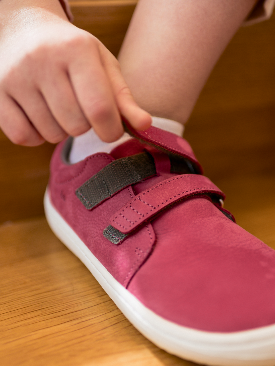 Detské barefoot topánky Be Lenka Jolly - Raspberry