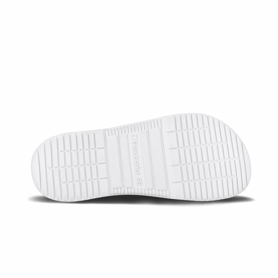 Barefoot Sneakers Barebarics Zing - White & Black - Leather