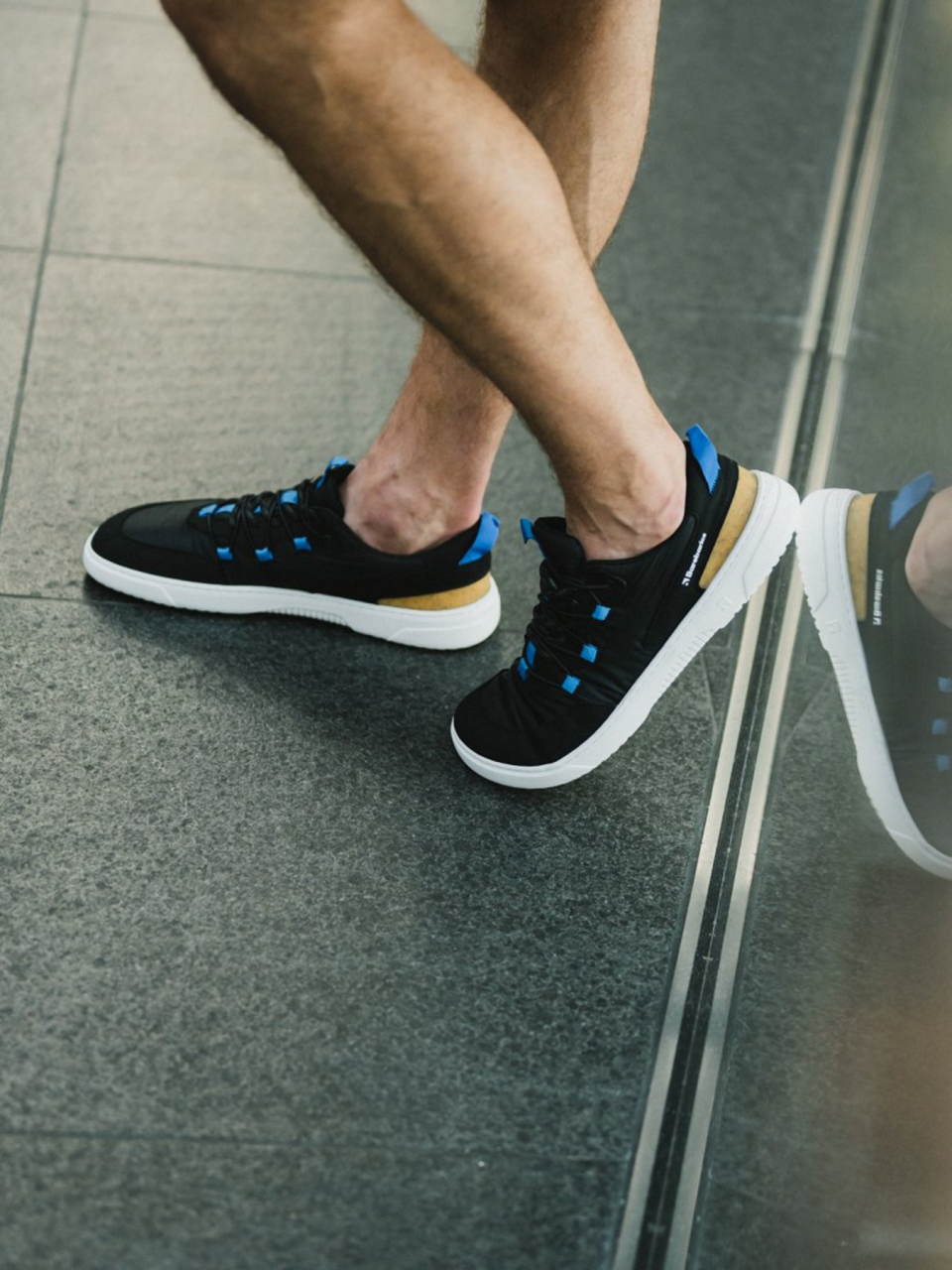 Barefoot Sneakers Barebarics Revive - Black & White