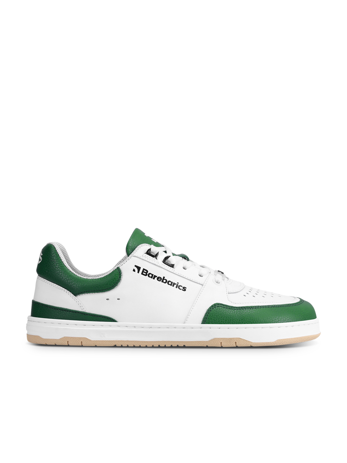 Barefoot Sneakers Barebarics Wave - White & Dark Green