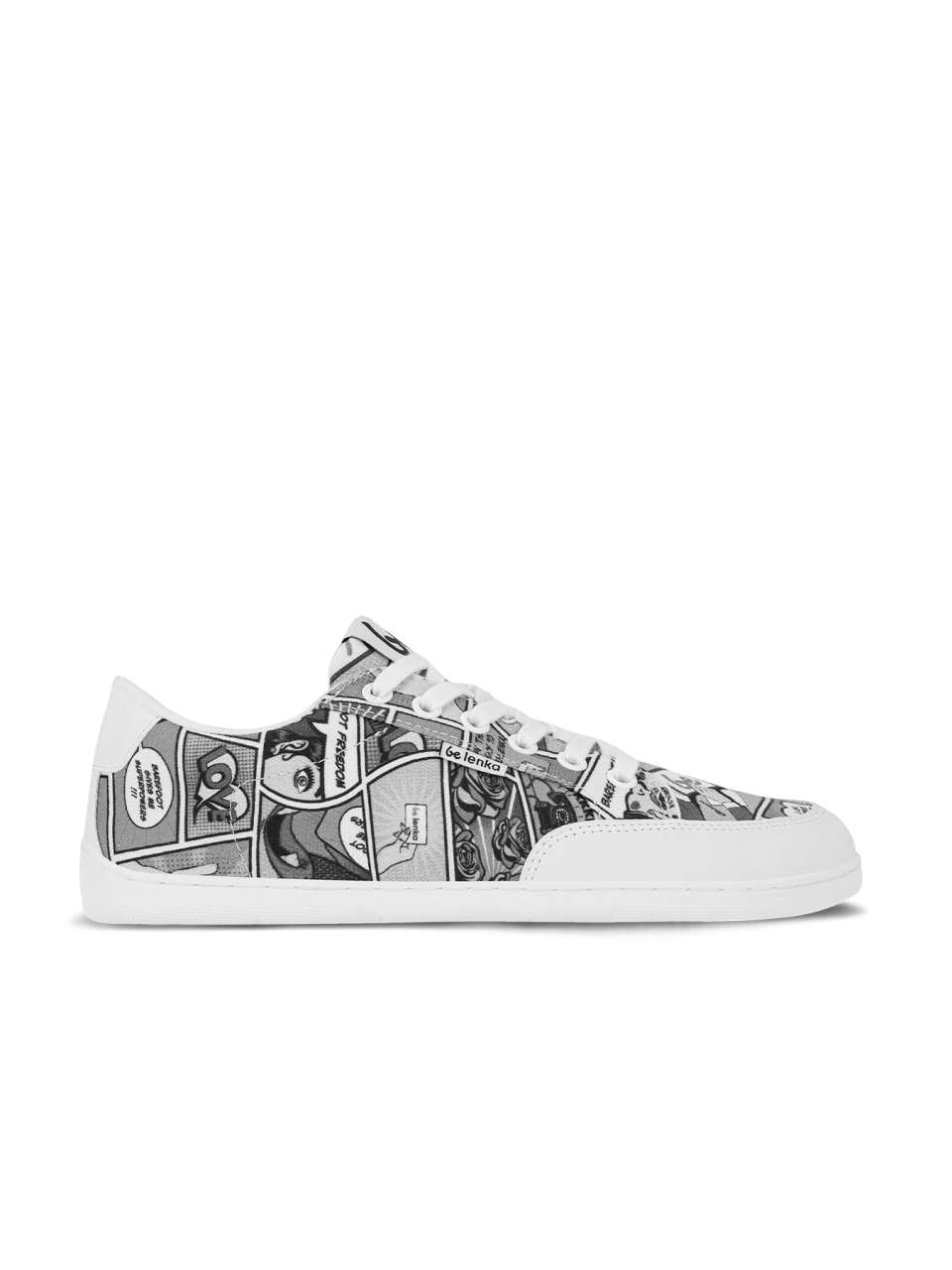 Barefoot Sneakers Be Lenka Rebound - Comics Black & White