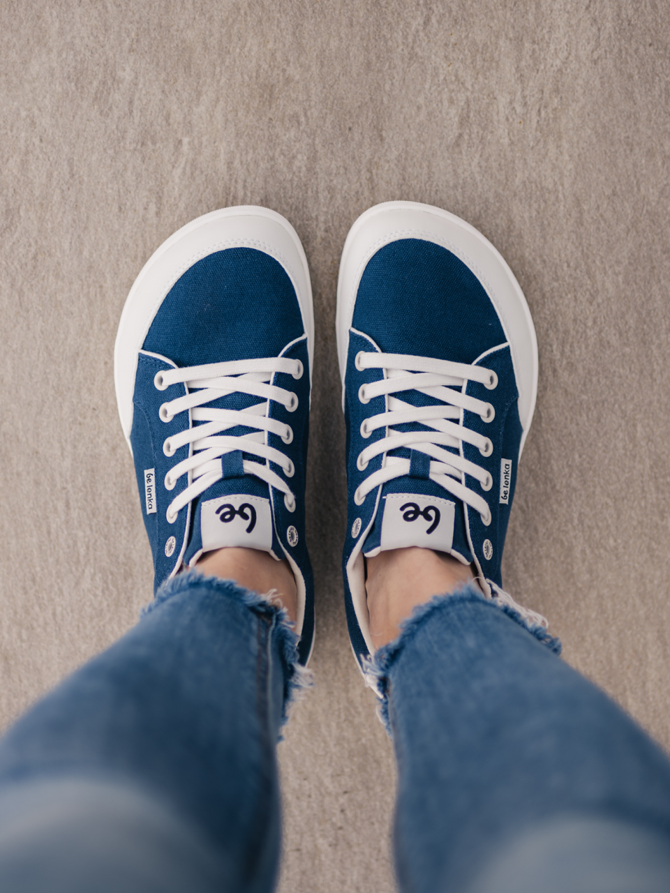 Trampki barefoot Be Lenka Rebound - Dark Blue & White