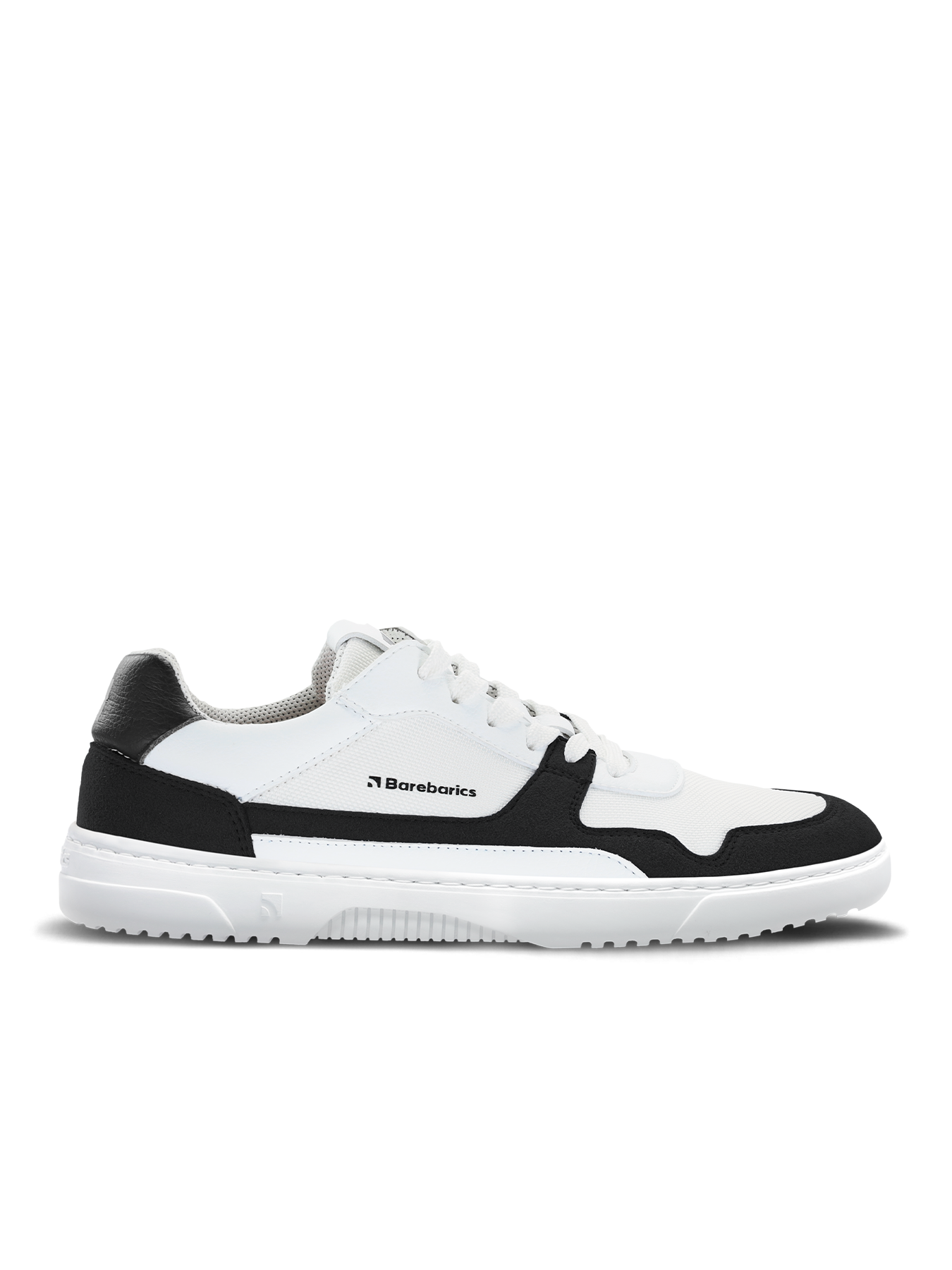 Barefoot Sneakers Barebarics - Zing - White & Black Vegan