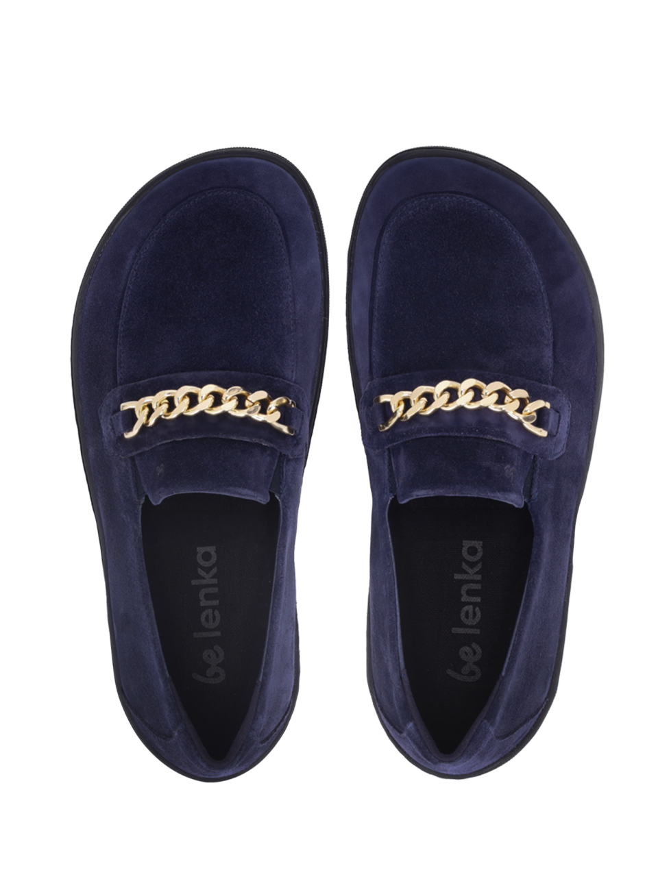 Barfuß Mokassins Be Lenka Prestage - Navy & Gold