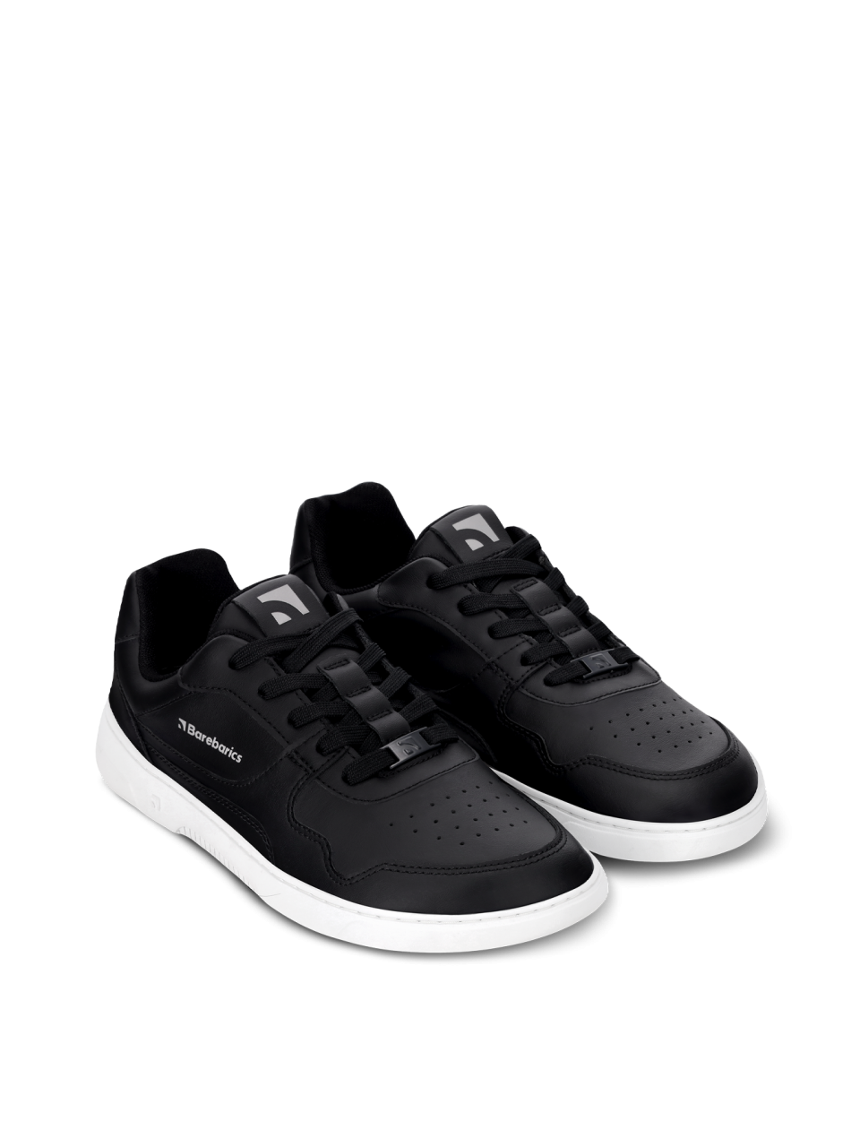 Barefoot tenisky Barebarics Zing - Black & White - Leather