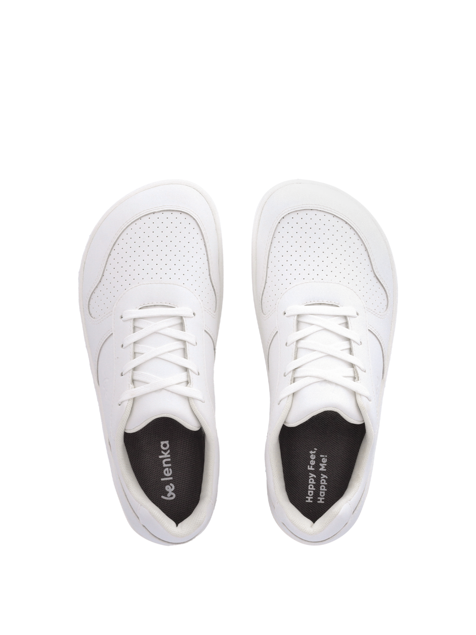 Dziecięce trampki barefoot Be Lenka Scoot Junior - All White