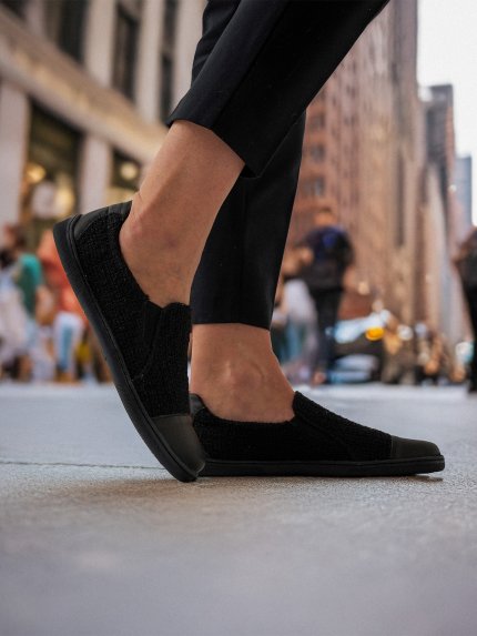 Barefoot slip-on calzado Be Lenka Breeze - All Black