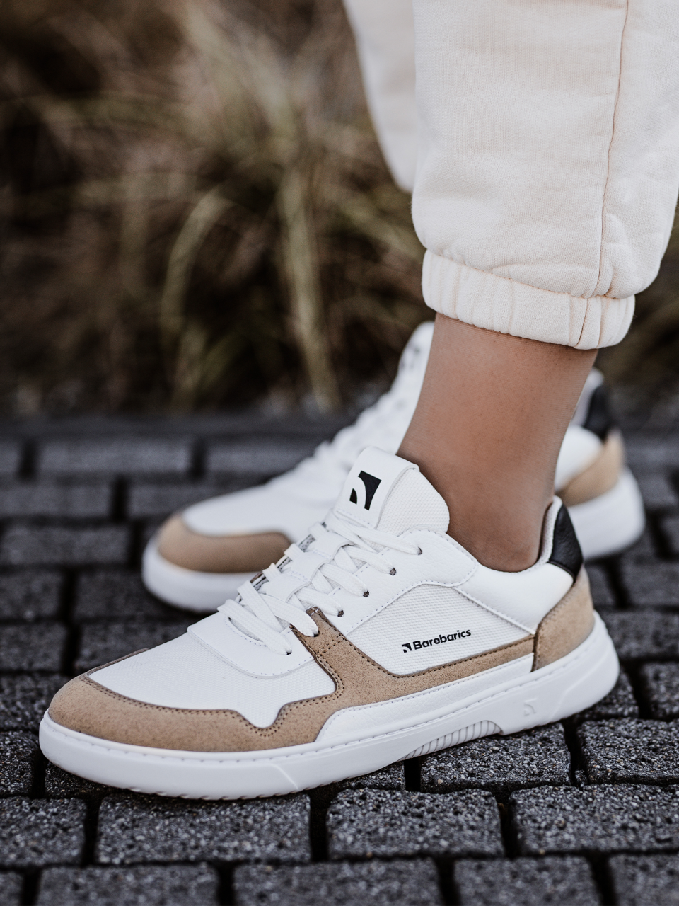 Barefoot tornacipő Barebarics Zing - White & Beige