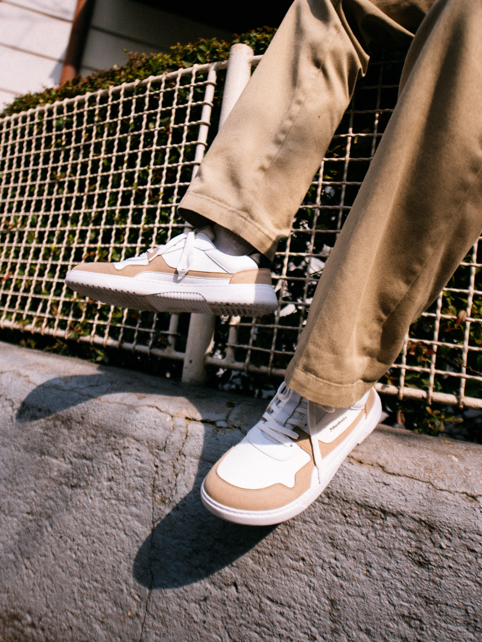 Barefoot tornacipő Barebarics Zing - White & Beige