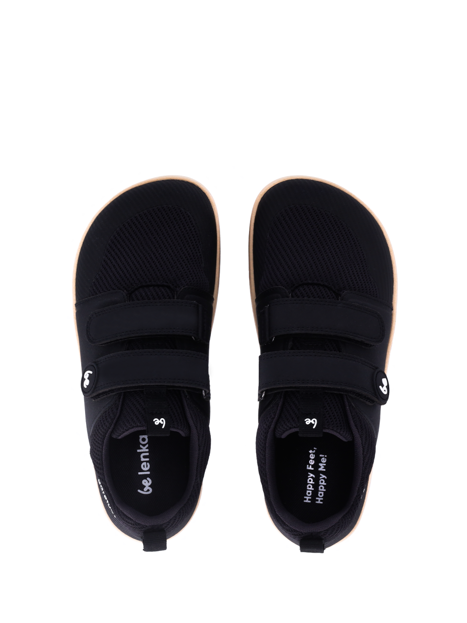 Kinder Barfuß Sneakers Be Lenka Bounty Kids - Black