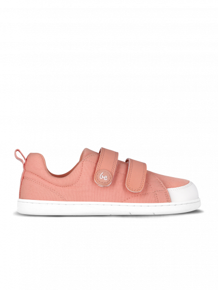 Kinder Barfuß Sneakers Be Lenka Canvi Preschool - Coral Pink