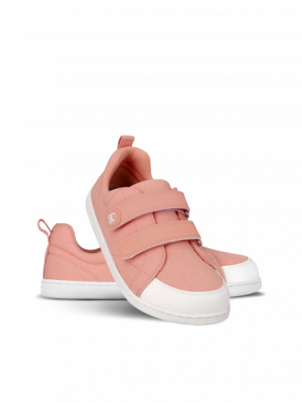 Kinder Barfuß Sneakers Be Lenka Canvi Preschool - Coral Pink