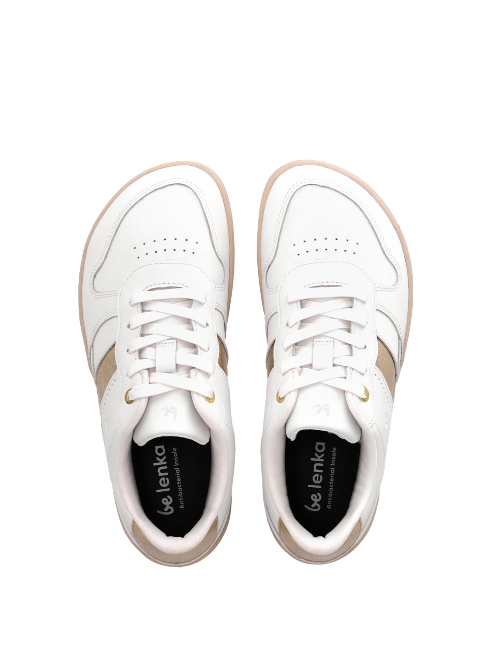 Barfuß Sneakers Be Lenka Cellestia - White & Gold