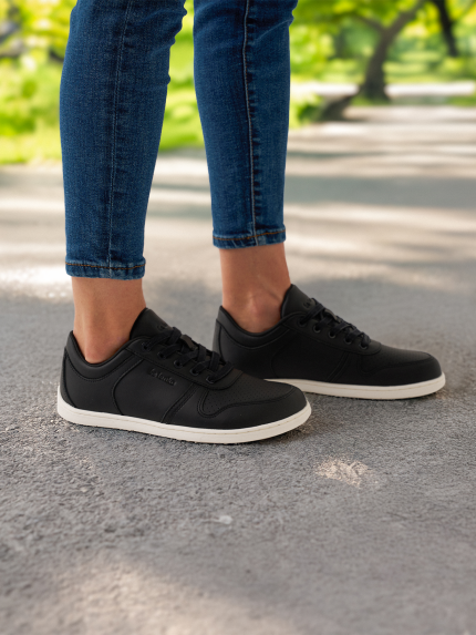 Barefoot zapatillas Be Lenka Echo - Black & White