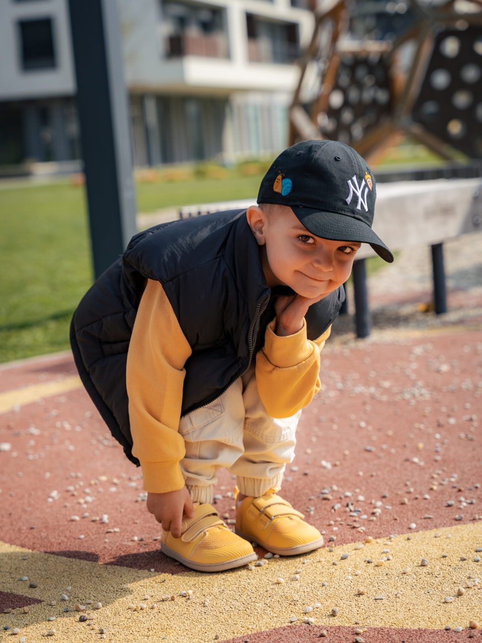 Kinder Barfuß Sneakers Be Lenka Bounty Kids - Yellow