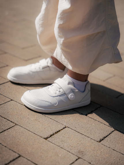 Kinder Barfuß Sneakers Be Lenka Scoot Kids - All White