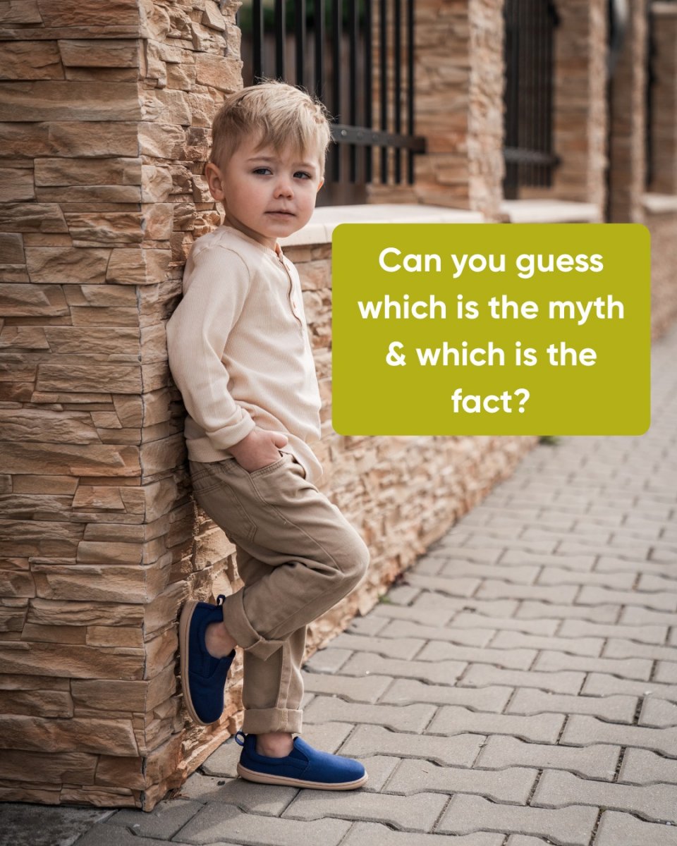 👣 Fact or myth?
When it comes to your kid’s feet, there’s no room for guessing.
Let’s set the record straight — one step at a time.
.
.
#barefoot #mythsvsfacts #healtyfeet