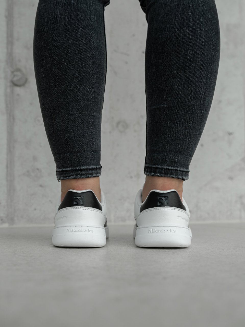 Barefoot Sneakers Barebarics Vaporo - White & Black