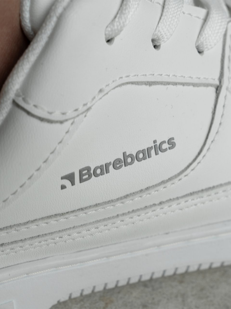 Barefoot Sneakers Barebarics Zing - All White - Leather