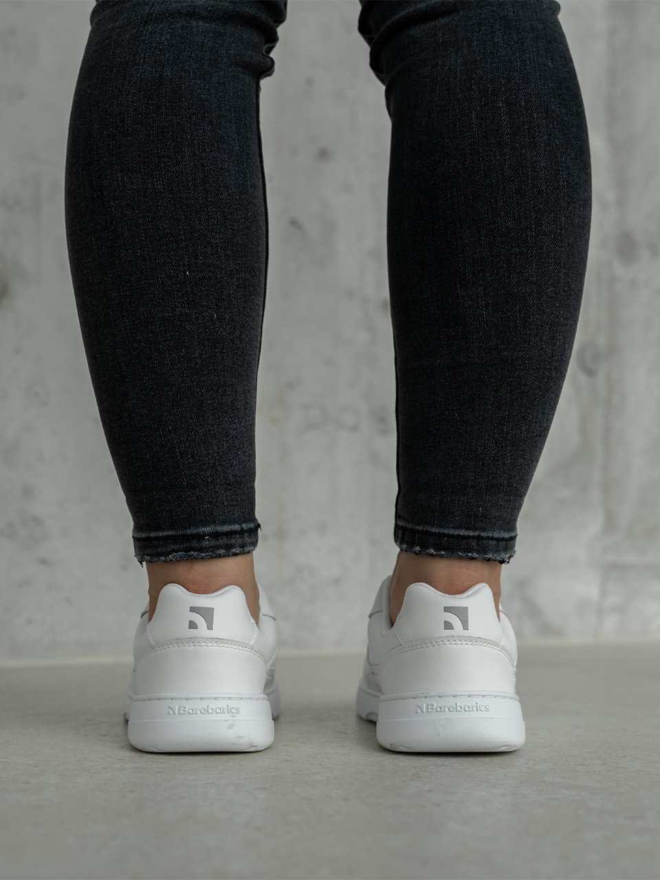 Barefoot Sneakers Barebarics Zing - All White - Leather