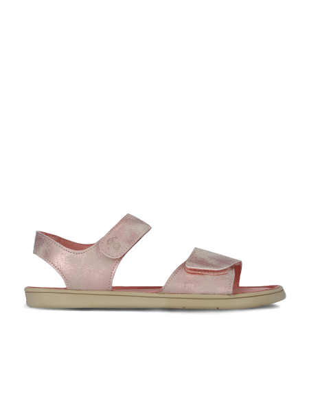 Dětské barefoot sandály Be Lenka Miami Junior - Coral Sparkle