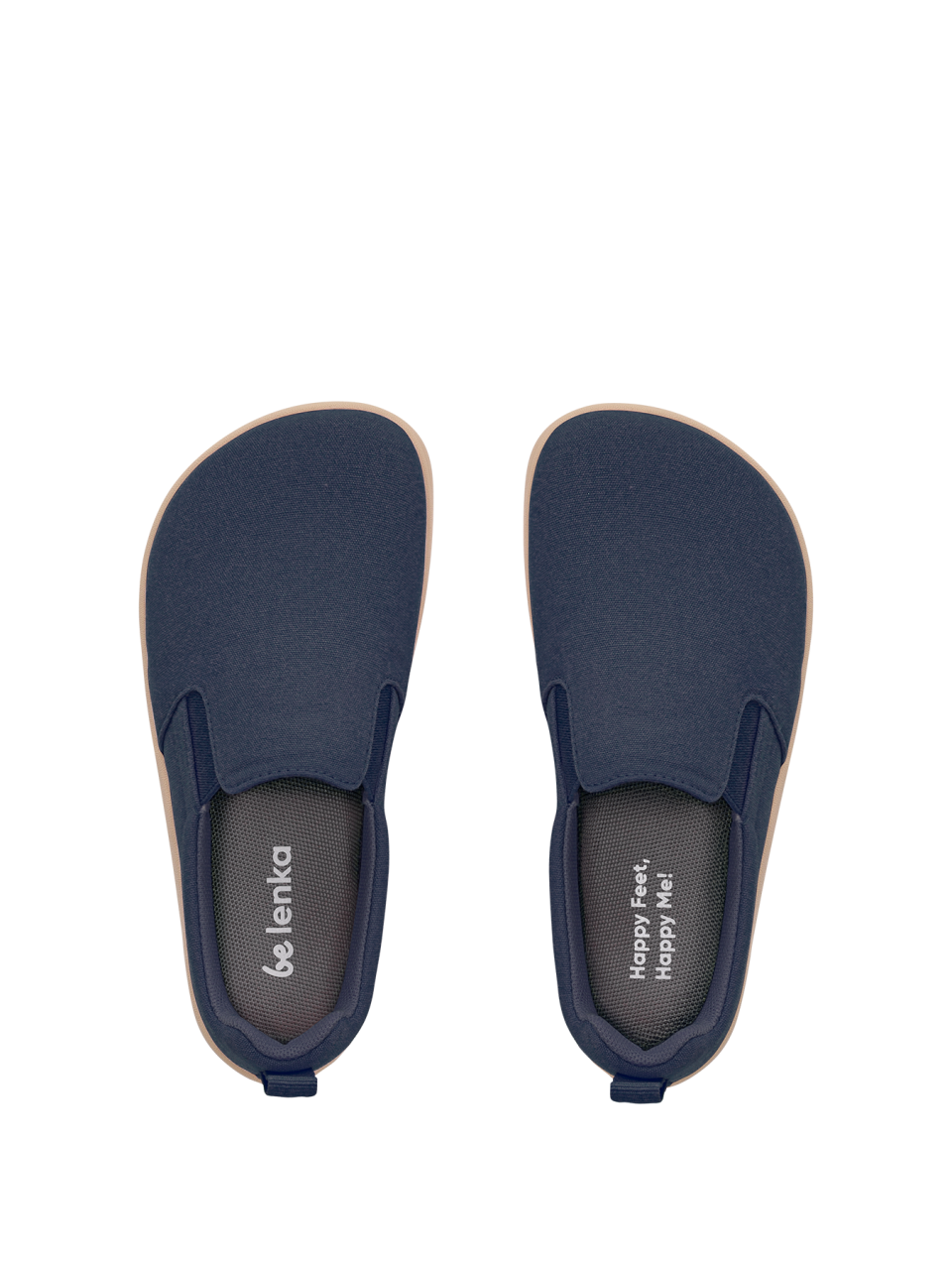 Kinder barefoot Slip-on Schuhe Be Lenka Aura Kids - Navy