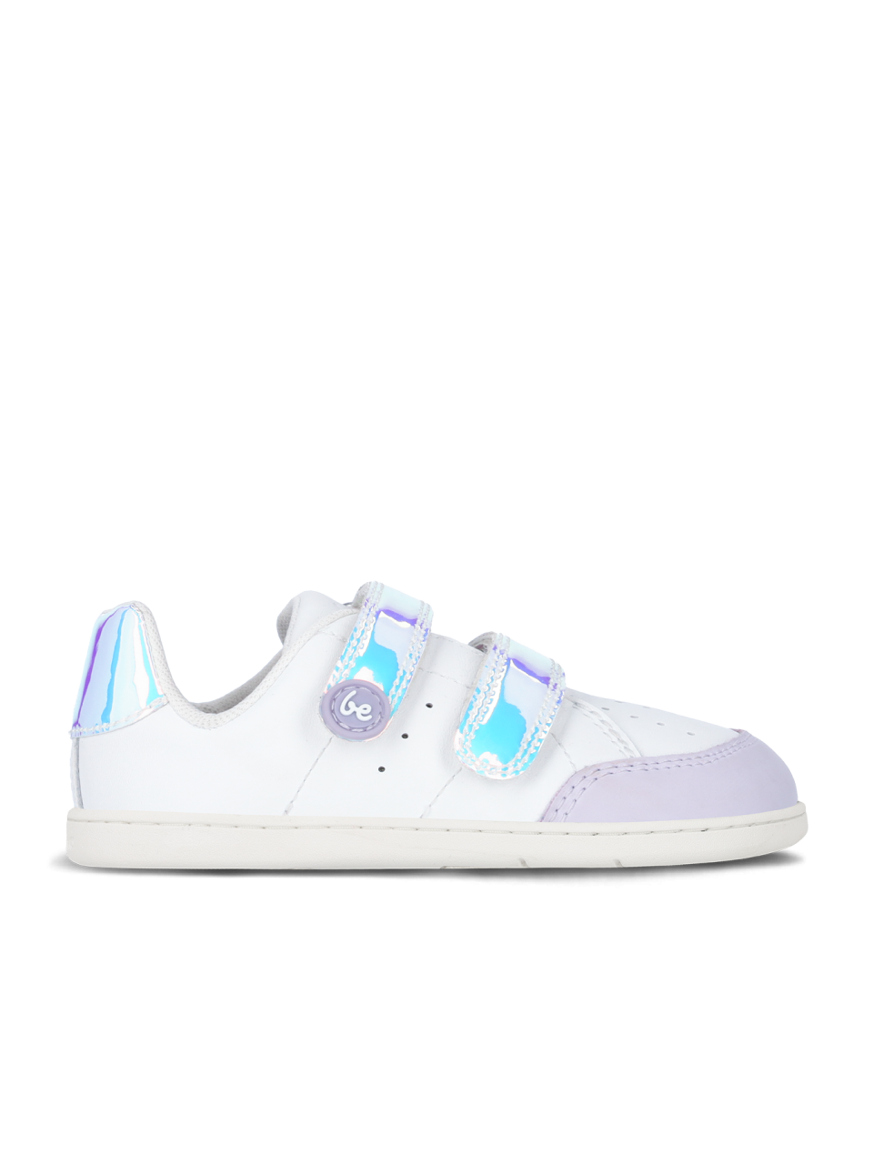 Kinder Barfuß Sneakers Be Lenka Energise Kids - White & Iridescent