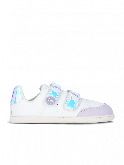 Kinder Barfuß Sneakers Be Lenka Energise Preschool - White & Iridescent