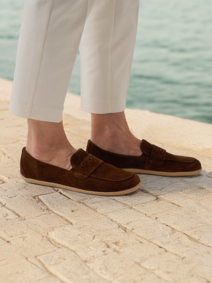 Barefoot Mocasines Be Lenka Bianca - Chocolate Brown